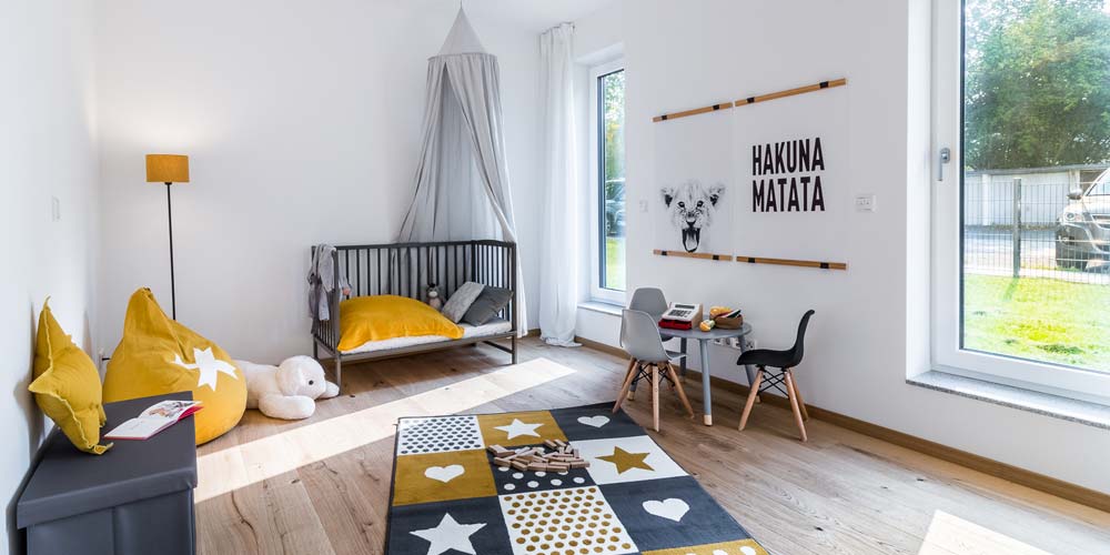 Kinderzimmer mit Home Staging