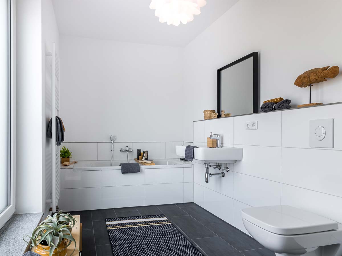 Badezimmer mit Home Staging
